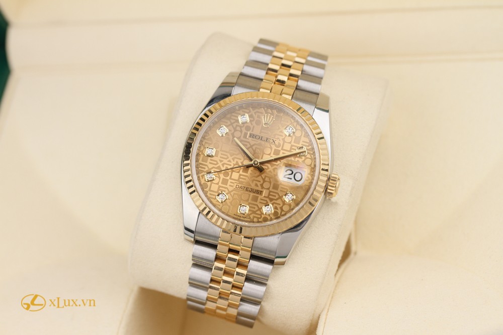 Đồng hồ Rolex Nam 116233 Mặt Số Vi Tính Vàng